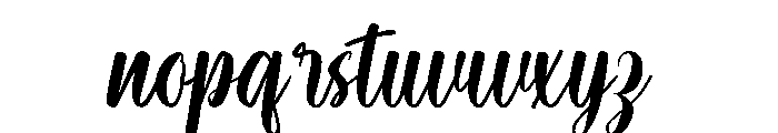 Hidden Starling Font LOWERCASE