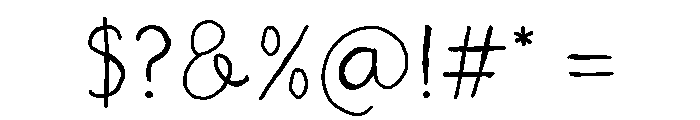 Hidden Surprise Regular Font OTHER CHARS