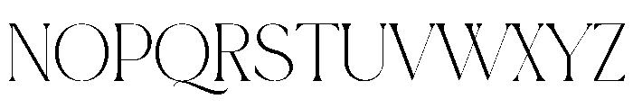 Hident Font UPPERCASE