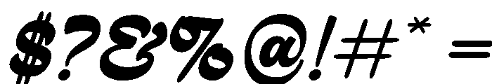 Hiderh Mahen Regular Font OTHER CHARS