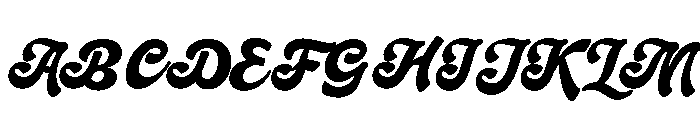 Hiderh Mahen Regular Font UPPERCASE