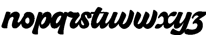 Hiderh Mahen Regular Font LOWERCASE