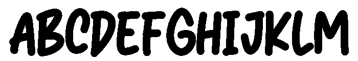 Hidgoi Font UPPERCASE