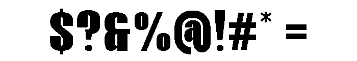 Hierarkie Black Font OTHER CHARS