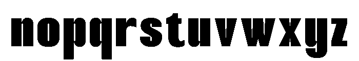 Hierarkie Black Font LOWERCASE