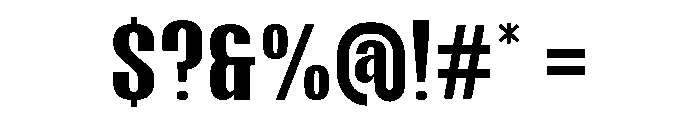 Hierarkie Bold Font OTHER CHARS