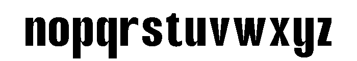 Hierarkie Bold Font LOWERCASE