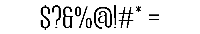 Hierarkie Light Font OTHER CHARS