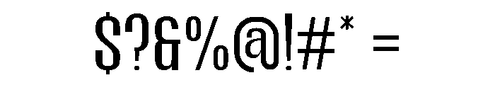 Hierarkie Regular Font OTHER CHARS