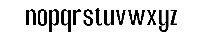 Hierarkie Regular Font LOWERCASE