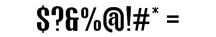 Hierarkie Semi Bold Font OTHER CHARS