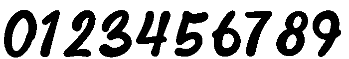 High Blast Font OTHER CHARS