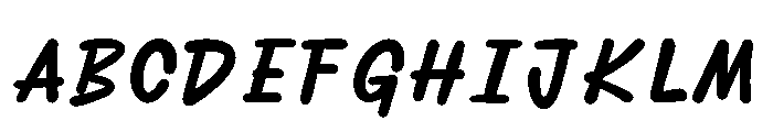 High Blast Font UPPERCASE