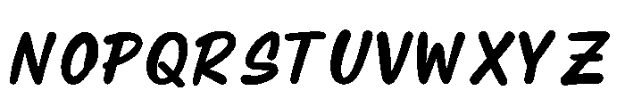 High Blast Font UPPERCASE