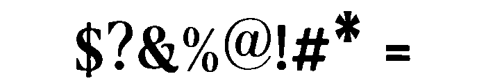High Fashion Font OTHER CHARS