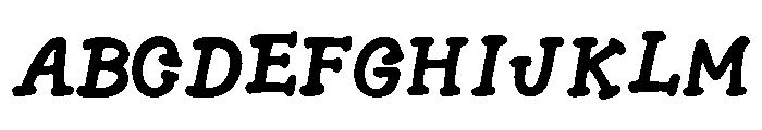 High_Marks Font UPPERCASE