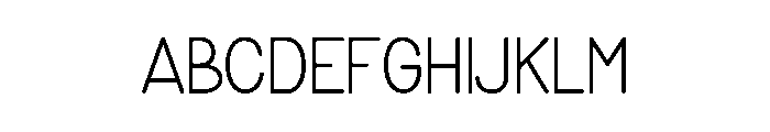 High Planner Font UPPERCASE