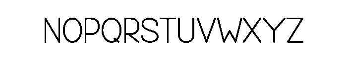 High Planner Font LOWERCASE