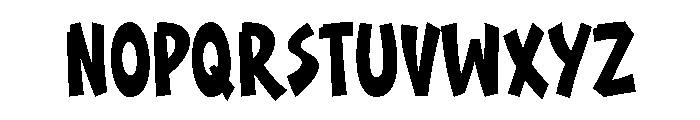 High Street Font LOWERCASE