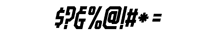 Highbrok Italic Font OTHER CHARS