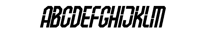 Highbrok Italic Font UPPERCASE