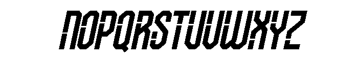 Highbrok Italic Font UPPERCASE