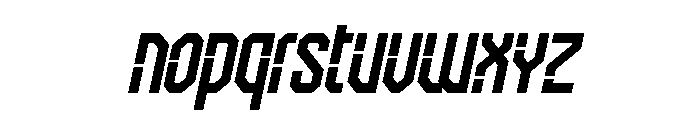 Highbrok Italic Font LOWERCASE