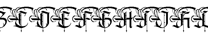 Highcrest Font UPPERCASE