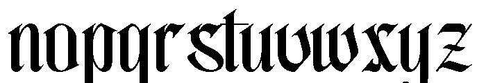 Highcrest Font LOWERCASE
