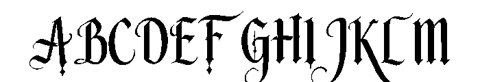 Highcrown Font UPPERCASE