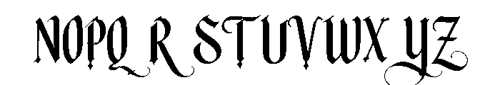 Highcrown Font UPPERCASE
