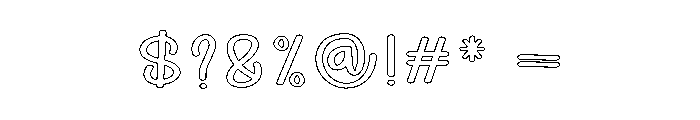 Highland Babycow Font OTHER CHARS