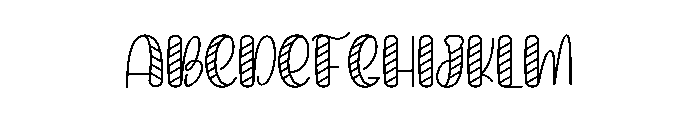 Highland Bookmark Font UPPERCASE