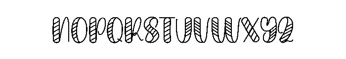 Highland Bookmark Font LOWERCASE