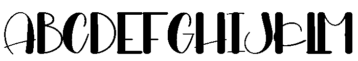Highland Christmas Font UPPERCASE
