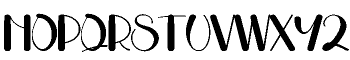 Highland Christmas Font UPPERCASE