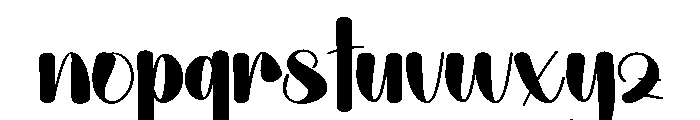 Highland Christmas Font LOWERCASE