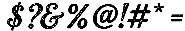 Highland Grove Regular Font OTHER CHARS