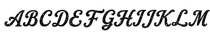 Highland Grove Regular Font UPPERCASE