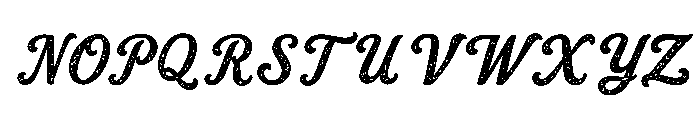 Highland Grove Regular Font UPPERCASE