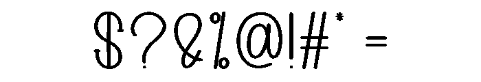 Highland Valentine Font OTHER CHARS