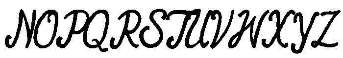 Highland Wanders Script Font UPPERCASE