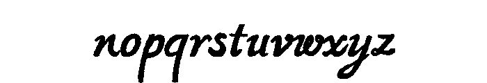 Highland Wanders Script Font LOWERCASE