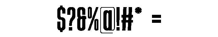 Highlight Awesome Regular Font OTHER CHARS
