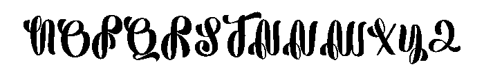 Highlight Darling Font UPPERCASE