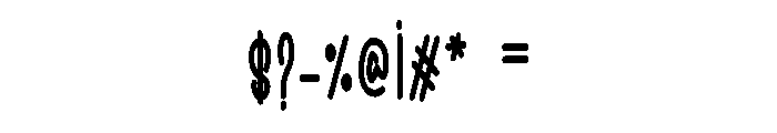 Highlighty Font OTHER CHARS