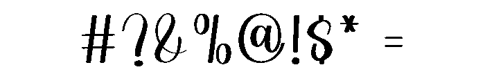 Highling Font OTHER CHARS