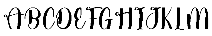 Highling Font UPPERCASE
