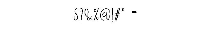 Highquality1 Font OTHER CHARS
