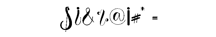 Highstyle Font OTHER CHARS